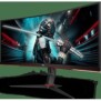 Monitor 34 aoc cu34g2x/bk uwqhd 3440*1440 144 hz 1 ms curbat 1500r va wled 21:9