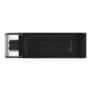 Usb flash drive kingston datatraveler 64gb usb 3.2 black