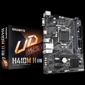 Placa de baza gigabyte h410m h lga 1200  intel® h410 ultra durable motherboard with gigabyte