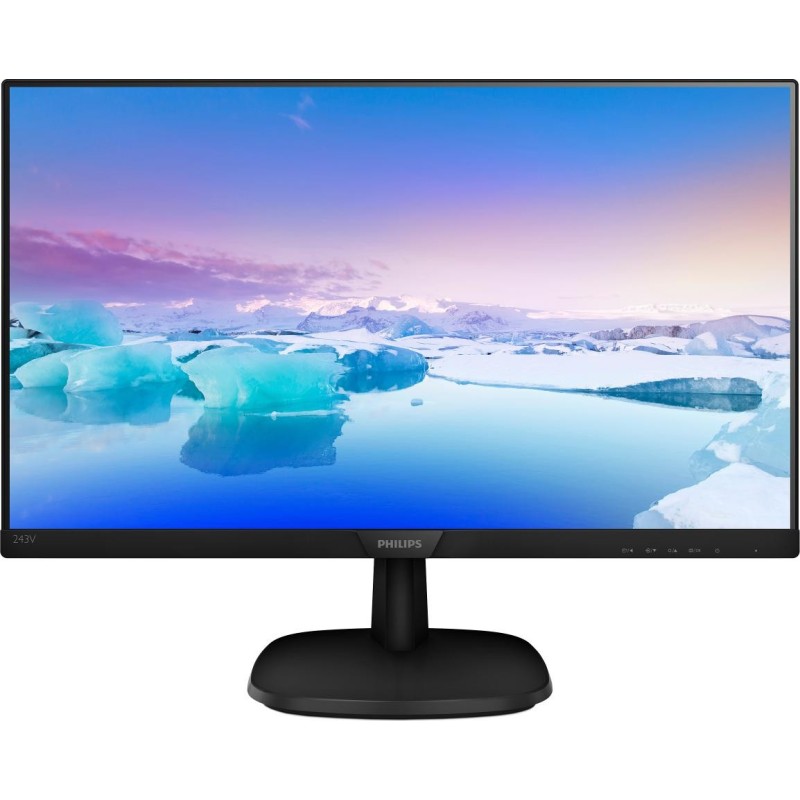 Monitor 23.8 philips 243v7qdsb fhd 1920*1080 ips wled 16:9 5 ms 250 cd/m2 10m:1/ 1000:1