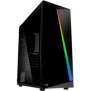 Carcasa aerocool shard tempered glass neagra spcc steel atx mid tower fara sursa (tip atx