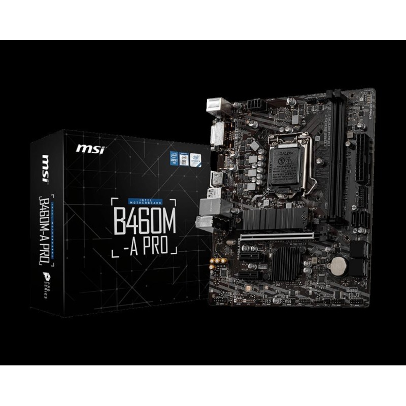 Placa de baza msi b460m-a pro lga 1200 911-7c88-002 / 4719072729356  model name b460m-a pro