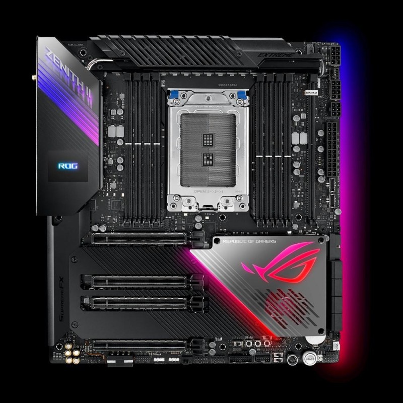 Placa de baza asus amd trx40 asus rog zenith ii extreme  amd trx40 e-atx motherboard