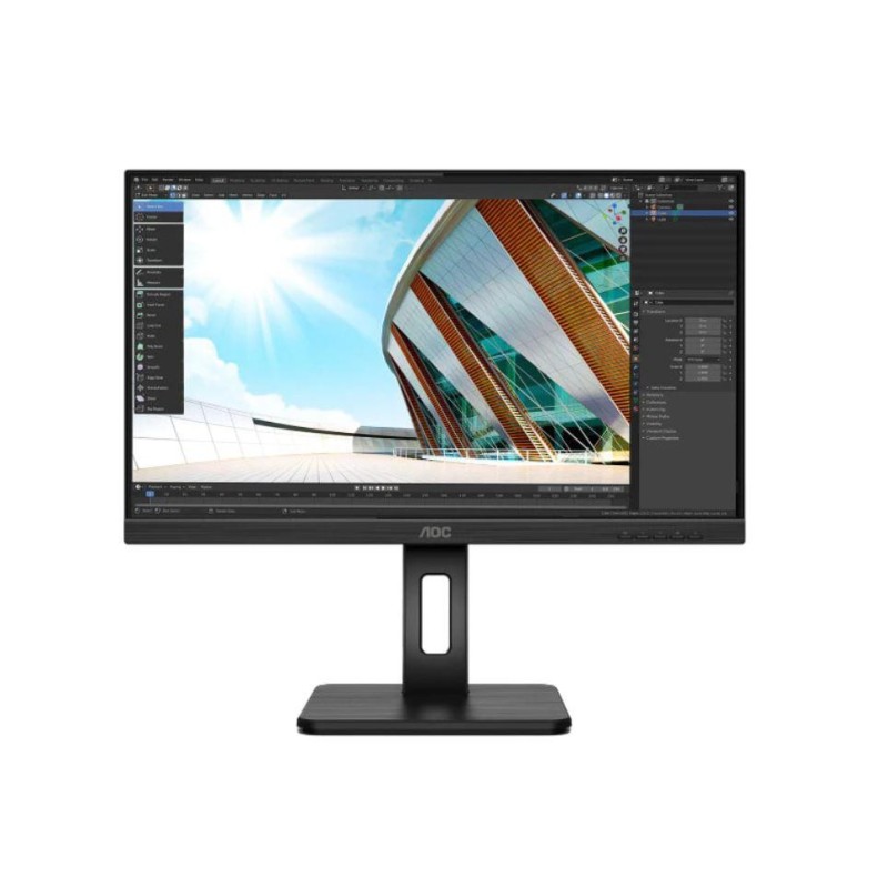 Monitor aoc 27p2c 27 inch panel type: ips backlight: wled resolution:1920 x 1080 aspect ratio: