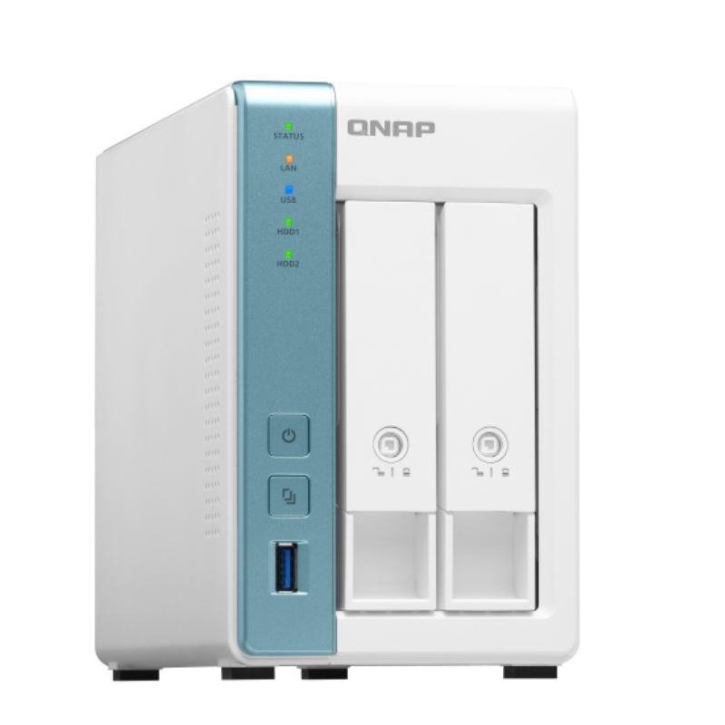 Nas qnap 231p3 2-bay cpu annapurna labs alpine al-314 1.7ghz quad core 2gb ddr3l sodimm