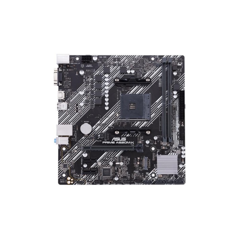 Placa de baza asus prime a520m-k socket lga am4  cpu build in amd am4 socket