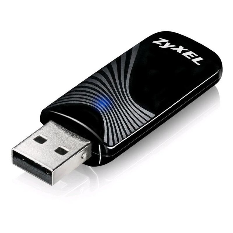 Zyxel nwd6505-eu0101f dual-band wireless ac600 usb adapter 150 mbps 2.4 ghz 433 mbps 5ghz wirless