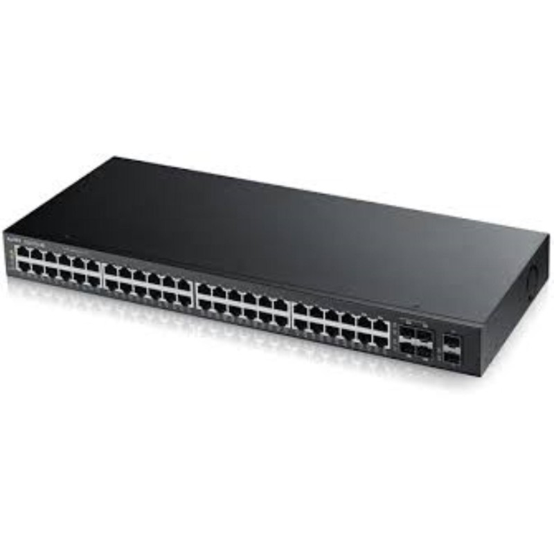 Zyxel gs2210-48 48-port gbe l2 switch 4x gbe combo (rj45/sfp) porturi.