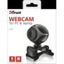 Camera web trust exis webcam - black/silver  specifications general plug & play yes driver needed