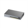 Zyxel gs1350-12hp-eu0101f 8-port gbe smart managed poe switch with gbe uplink 10 x 100/1000 mbps