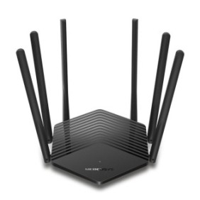 Router wireless mercusys mr50g dual-band gigabit ac1900 600mbps 2.4 ghz 1300 mbps 5 ghz  1×