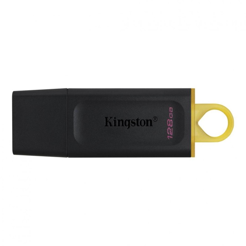 Usb flash drive kingston 128gb data traveler exodia usb 3.2 gen1 black + yellow