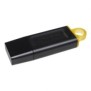 Usb flash drive kingston 128gb data traveler exodia usb 3.2 gen1 black + yellow