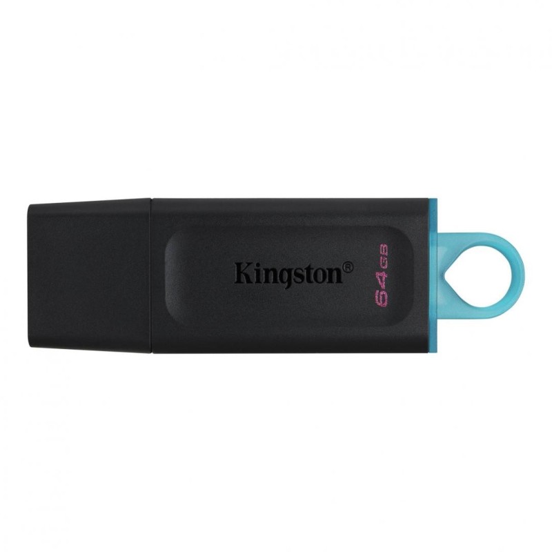 Usb flash drive kingston 64gb data traveler exodia usb 3.2 gen1 black + teal