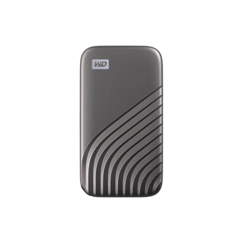 Ssd extern wd my passport 500gb speed up to 1050 mb/s 2.5 gray