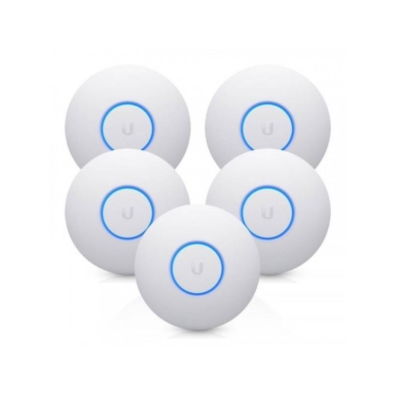 Ubiquiti unifi acess point wave 2 hi-density uap-nanohd-55 pack 1x gigabit lan ac2100 (300+1733mbps) 2x2