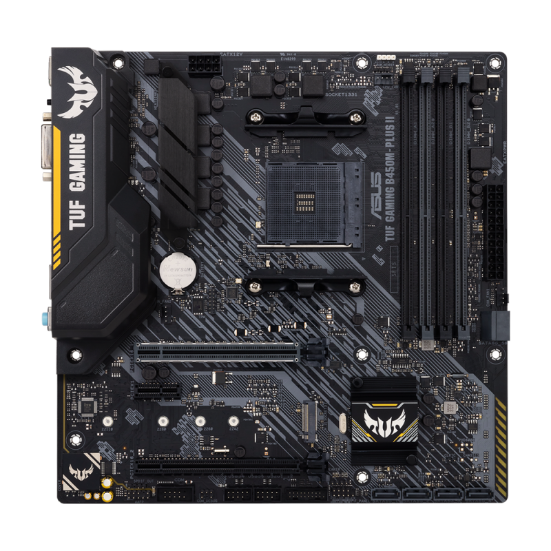 Placa de baza asus tuf gaming b450m-plus ii  cpu amd am4 socket for 3rd/2nd/1st gen