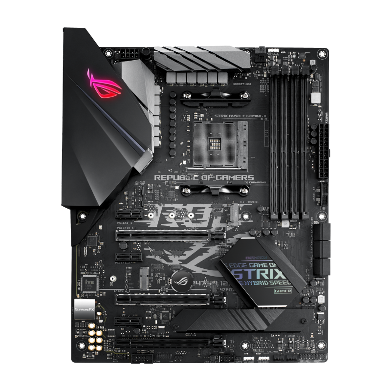 Placa de baza asus am4 rog strix b450f gaming ii  cpu amd am4 socket for