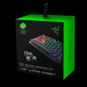 Razer pbt keycap upgrade set razer green