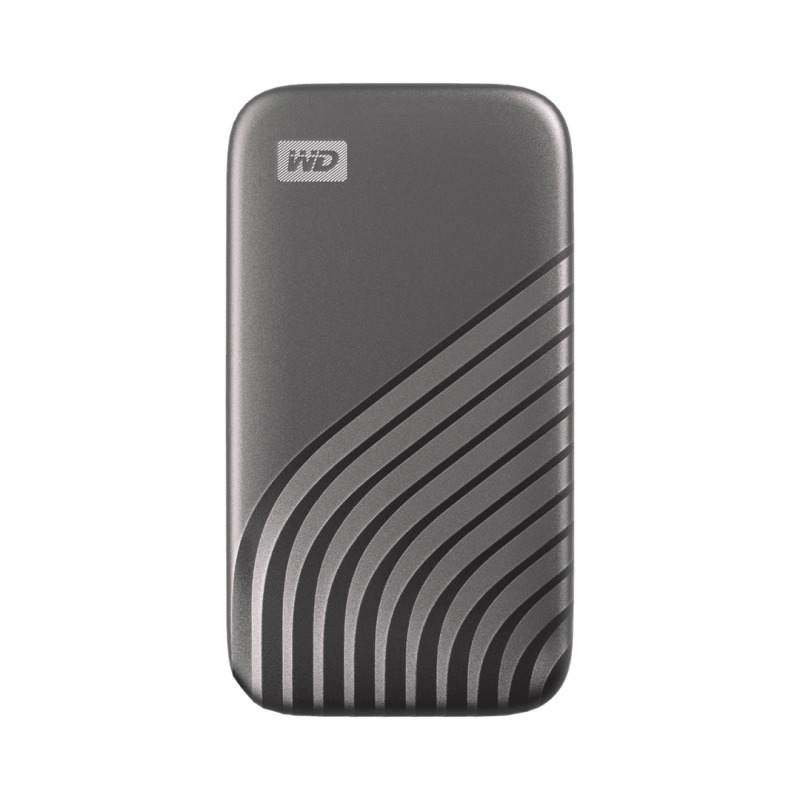 Ssd external wd 2tb my passport 25 read/write speed: 1050/1000 mb/s usb-c connector gray