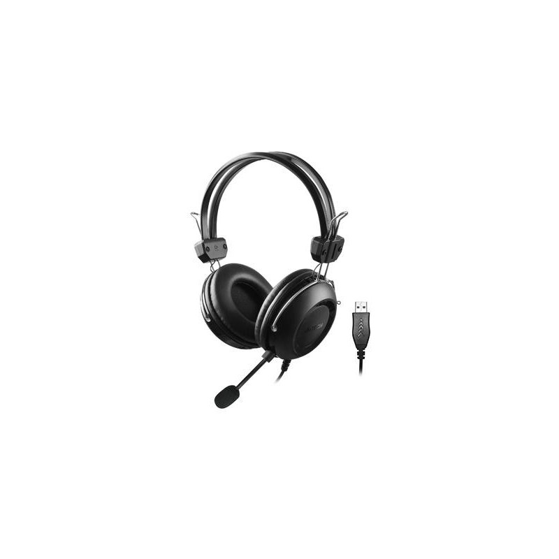 A4tech headphones hu-35 stereo usb black