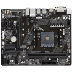 Placa de baza gigabyte a320m-h 2.0 am4  cpu am4 socket: supports amd 3rd gen ryzen™/