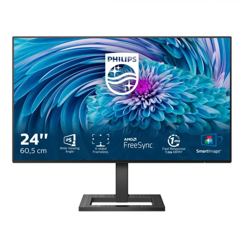 Monitor 23.8 philips 242e2fa ips wled anti-glare 3h haze 25%16:9 fhd 1920*1080 75 hz 4