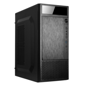 Carcasa rpc ab00udc  type middle tower atx chassis spcc 0.4 mm black mainboards matx /