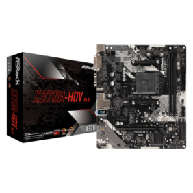 Placa de baza asrock socket am4 x370m-hdv r4.0  unique feature asrock super alloy - high