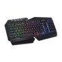 Tastatura gamig serioux andor 104 taste 19 taste anti-ghosting  design ergonomic iluminare rainbow structura metalica