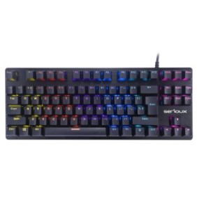 Tastatura gaming mecanica serioux freya switch outemu blue pana la 50 milioane click-uri 87 taste