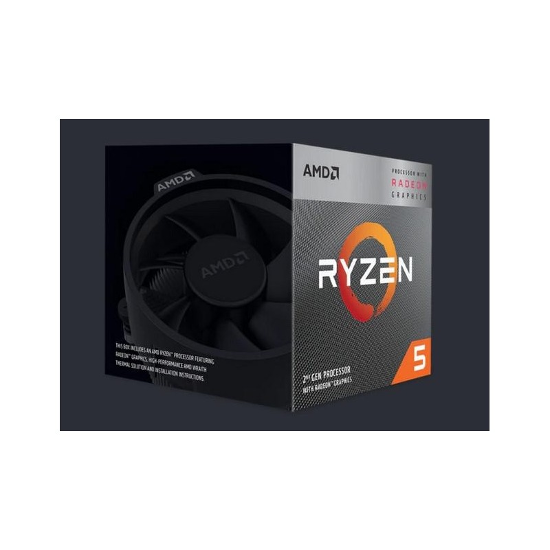 Procesor amd ryzen 5 3400g 42ghz am4 tray