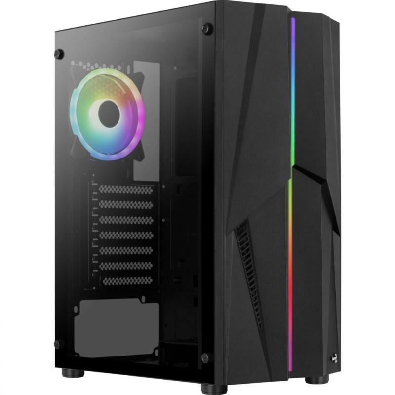 Carcasa aerocool mecha neagra mecha-g-bk-v2carcasa aerocool mecha neagra spcc abs steel atx mid tower fara