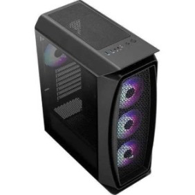 Carcasa aerocool aero one frost neagra abs steel atx mid tower farasursa (tip atx montata