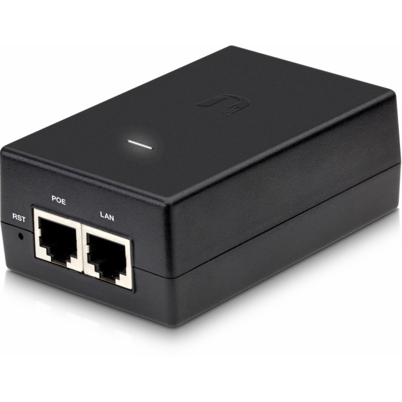 Ubiquiti poe-24-24w-g gigabit poe adapter output voltage 24vdc @ 1.0a input current 750ma @ 90vac