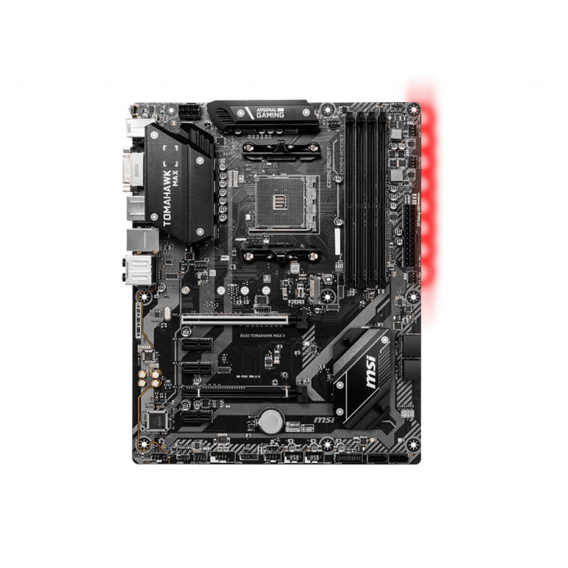 Placa de baza msi msi b450 tomahawk max ii am4  specification model name b450 tomahawk