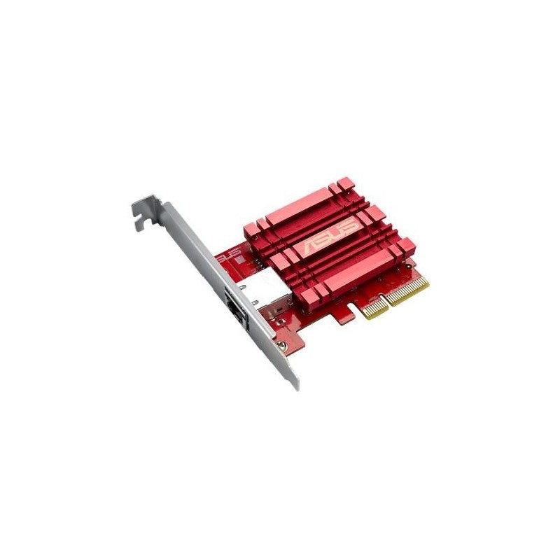 Asus 10gbase-t pcie network adapter with backward compatibility of 5/2.5/1g and 100mbps  rj45 port and