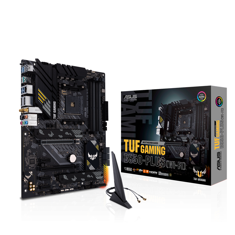 Placa de baza asus tuf gaming b550-plus wi-fi am4  cpu build in amd for amd