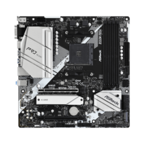 Placa de baza asrock b550m pro4 am4  supports amd am4 socket ryzen™ 3000 4000 g-series