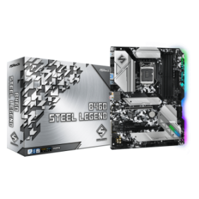 Placa de baza asrock b460 steel legend lga 1200  supports 10th gen intel® core™ processors