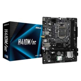 Placa de baza asrock h410m/ac lga 1200  supports 10th gen intel® core™ processors (socket 1200)