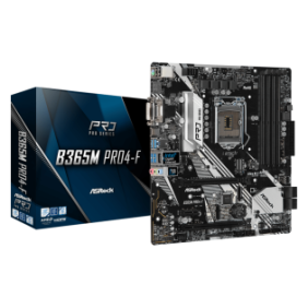 Placa de baza asrock b365m pro4-f lga 1151  supports 9th and 8th gen intel® core™