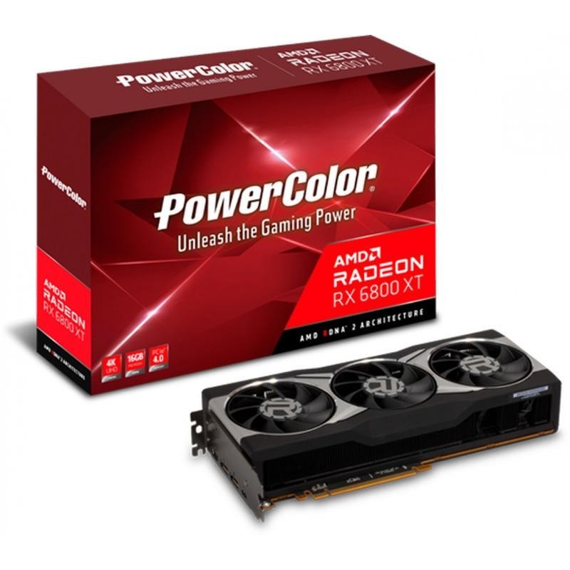 Placa video powercolor red dragon amd radeon rx 6800 xt 16g  specification graphics engine axrx