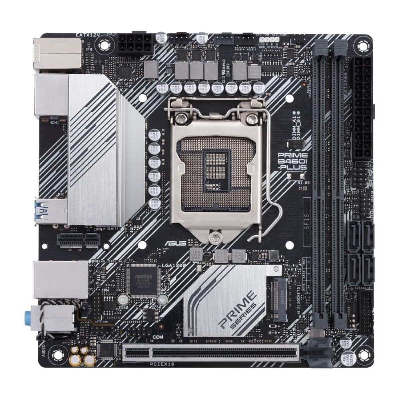 Placa de baza asus prime b460i-plus lga 1200  cpu intel® socket 1200 for 10th gen