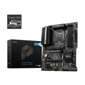 Placa de baza msi z590-a pro lga 1200  specifications model name z590-a pro cpu support