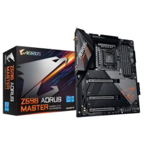 Placa de baza gigabyte z590 z590 aorus master lga 1200  cpu lga1200 package: 11th generation