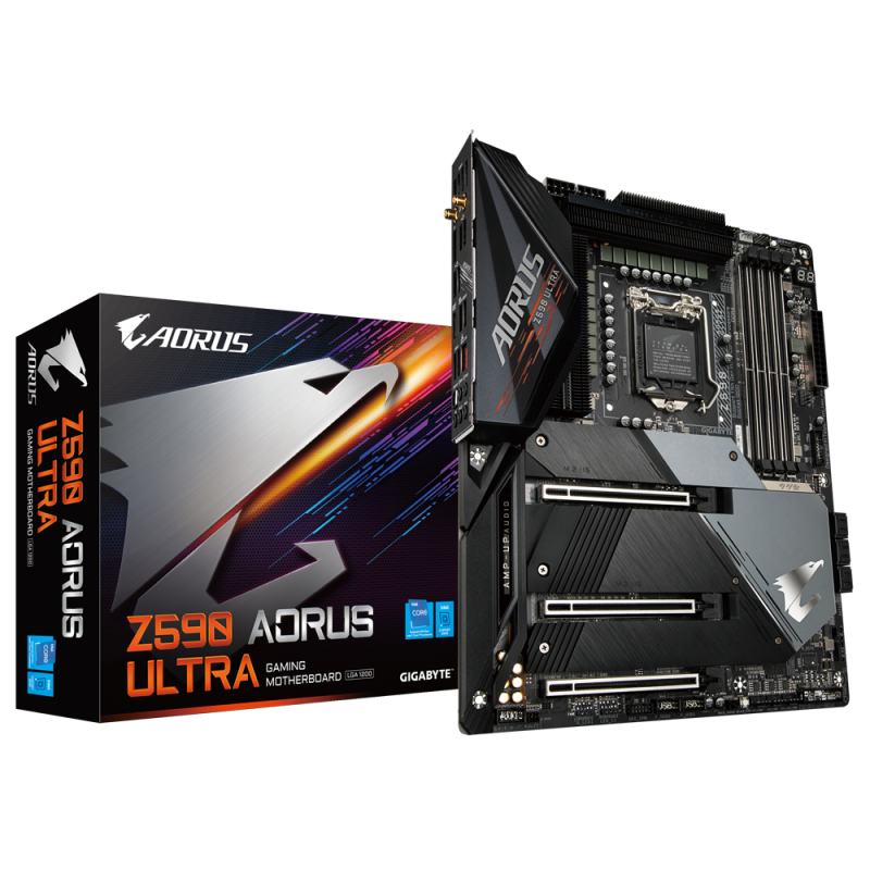 Placa de baza gigabyte z590 aorus ultra lga 1200  cpu lga1200 package: 11th generation intel®