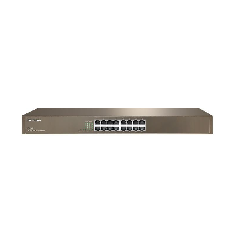 Ip-com 16-port fast ethernet 10/100mbps racmount switch f1016 stardand: ieee 802.3、ieee 802.3u、ieee 802.3x utp cat3