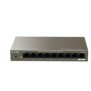 Ip-com 9-port fast unmanaged switch with 8-port poe f1109p-8-102w interface: 8 10/100m base-t ports(data/power) 1