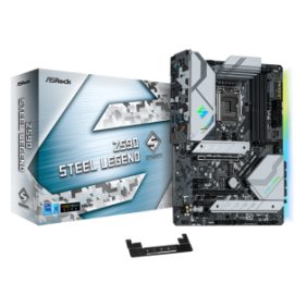 Placa de baza asrock z590 steel legend lga 1200  supports 10th gen intel® core™ processors